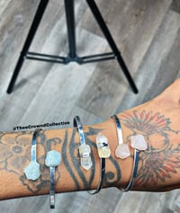Image 3 of Silver Wrap Crystal Bracelet 
