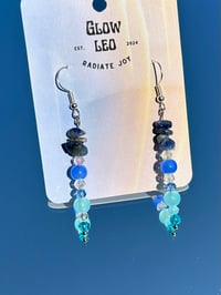 Image 2 of Sodalite Waterfall Earrings