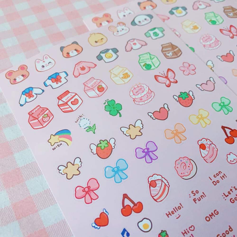 Image of 100+ Cute Day Deco Sticker Collection