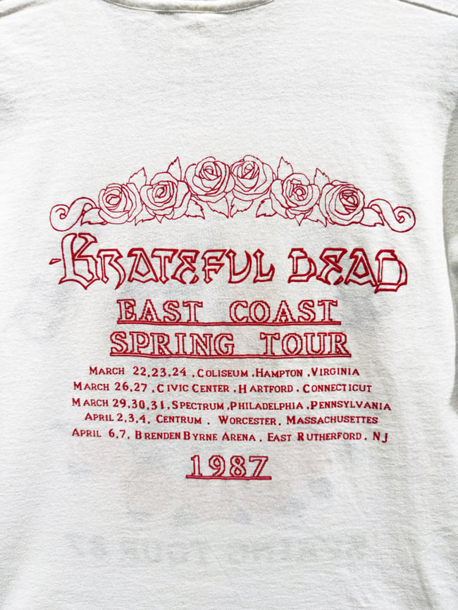 Grateful Dead 1987 Spring Tour Lot T-Shirt - Fits M