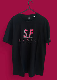 Pink tartan T-shirt- black 