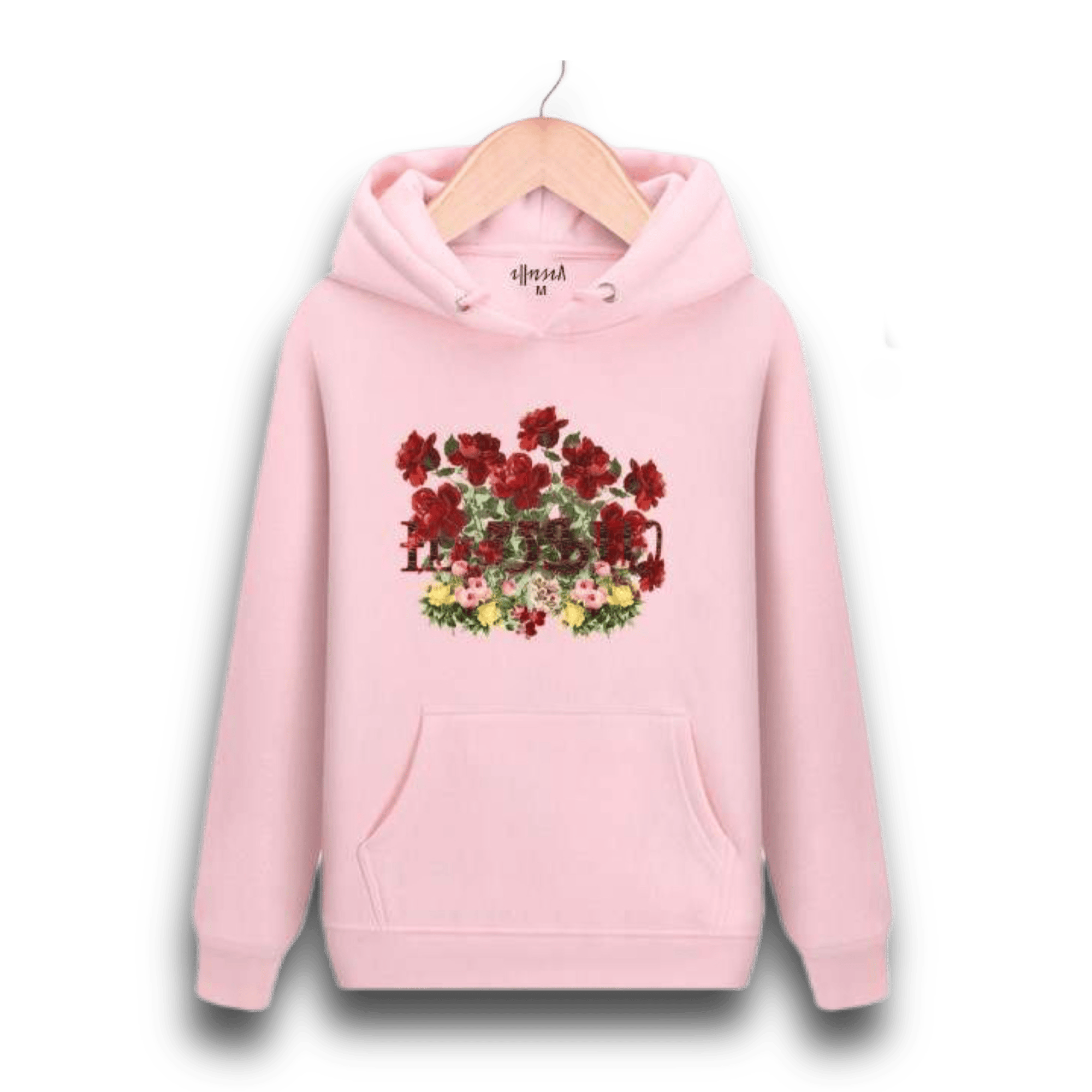 Rose hoodie pink sale