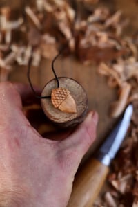 Image 3 of Acorn— Pendant Necklace 
