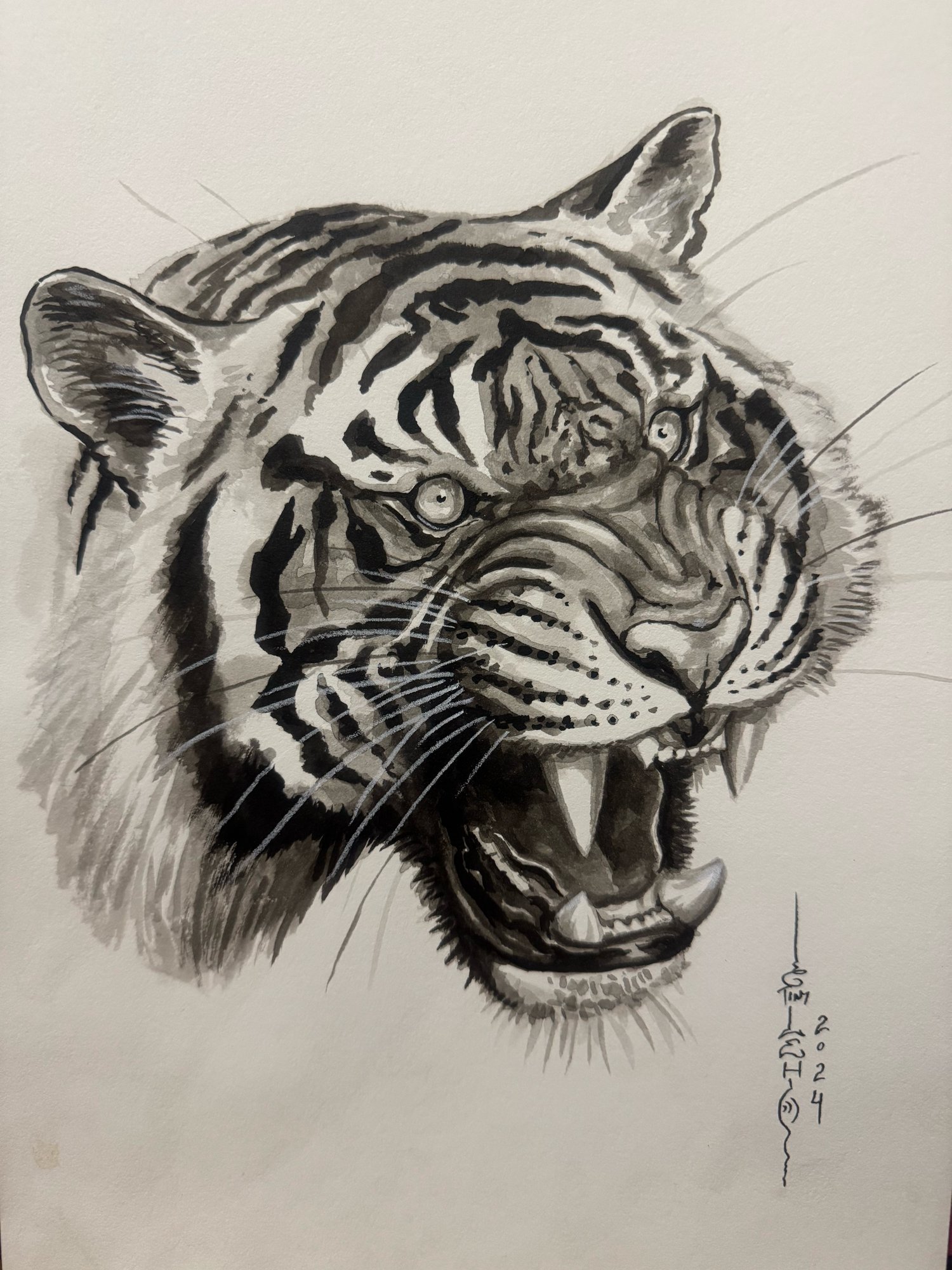 Image of Tim Lehi "Tiger Book Art 100" Illustration 