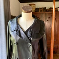 Image 9 of Prada Leather Trench Coat Small