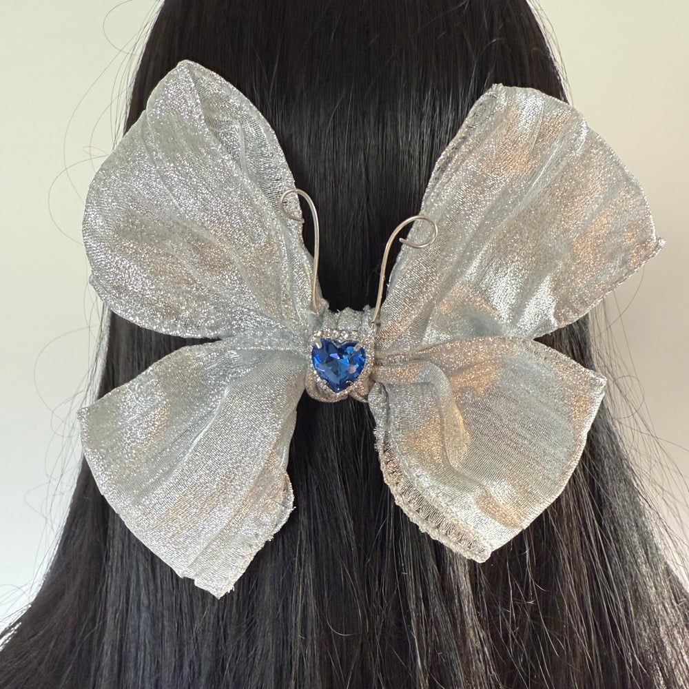 Image of Shimmer Butterfly Bow Single Clip