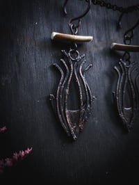 Image 3 of pod hangers (can be earrings for non-sensitive ears)