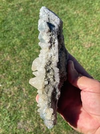 Image 9 of Green Fluorite On Druzy Quartz With UV Dog Tooth Calcite #1965