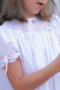 Image 1 of Hand Smocked Holly Berry Bishop 