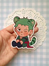 Tiger Swordsman Sticker