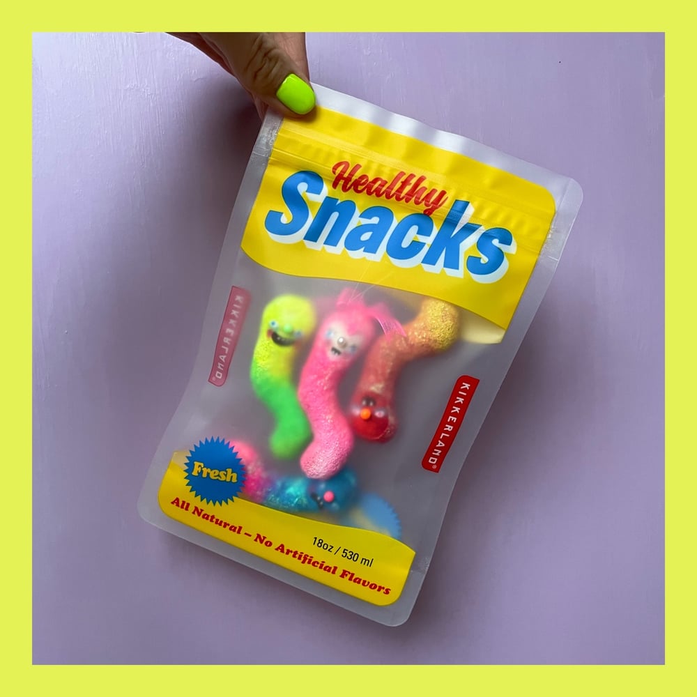 Image of Healthy Snacks - Gummy Worms Set