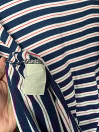 Image 4 of Kapital Heart Embroidered Striped Tee - L