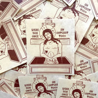 Image 1 of Christ The Outcast Sticker