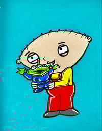 Stewie Alien Griffin Canvas