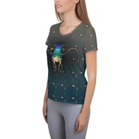 Image 2 of Tiger Beetles Fitted Athletic T-shirt