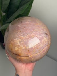 Image 6 of XXL PURPLE SEA JASPER SPHERE -MADAGASCAR-