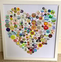Image 1 of I HEART BADGES-Original SOLD
