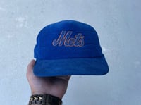 Image 1 of NEW YORK METS CORDUROY HAT / SNAPBACK 