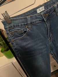 Image 2 of Split side denim jeans 