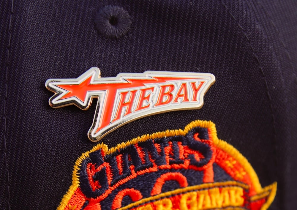 Image of 2000 All Star Pin v2 - Gold/Deep Orange