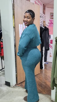 Image 3 of Teal Sweat Suite 