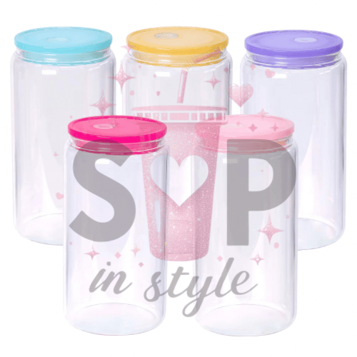 Clear Plastic - Colour Lid