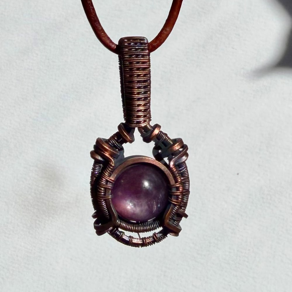Image of Lepidolite Sphere Pendant