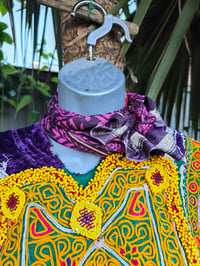 Image 10 of Vintage Fez crop tribal top pompom 35 inches