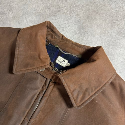 Image of 1994 CP Company Resin Coated Waxed Jacket, Size Large