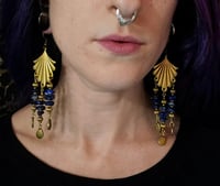 Image 2 of Brass and Lapis Lazuli 