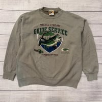 Image 1 of Vintage Bass Guide Service Crewneck - L