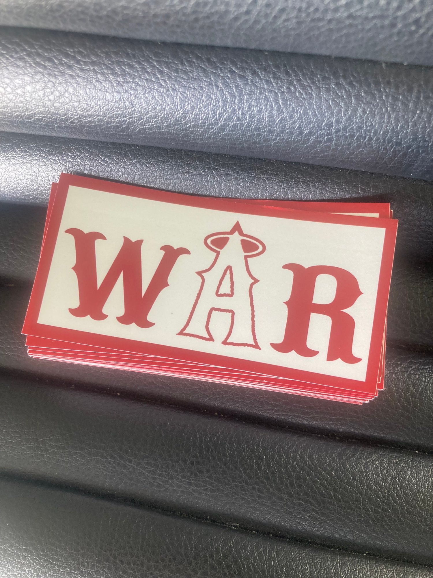 Image of WAR sticker 
