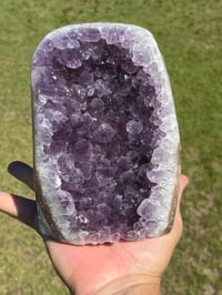 Image 5 of Amethyst Base Cut Polished Edge #1221