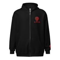 Image 1 of Skull Unisex heavy blend zip hoodie
