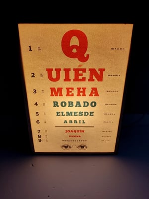 Image of Agudeza visual. Joaquín Sabina.