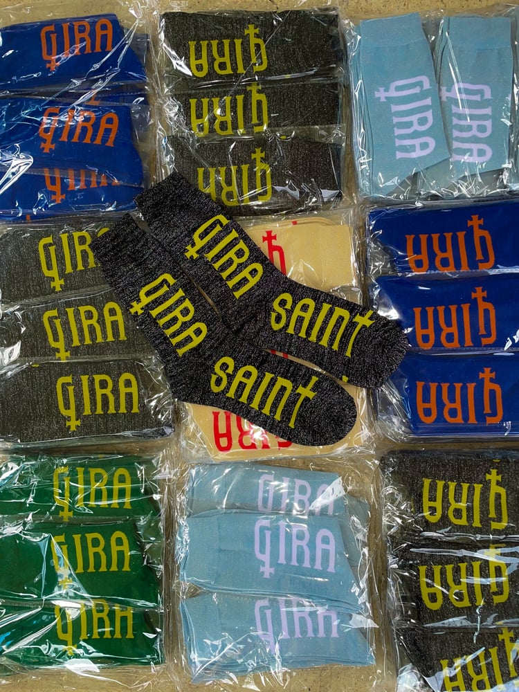 Image of Black & Yellow GSaint Socks