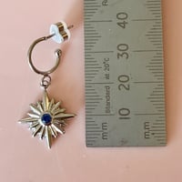 Image 2 of Blue Star Half Hoops