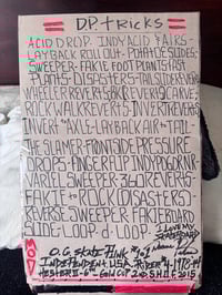 Image 12 of DUANE PETERS TRICK LIST W STICKERS AND SHADES INDY OJ 