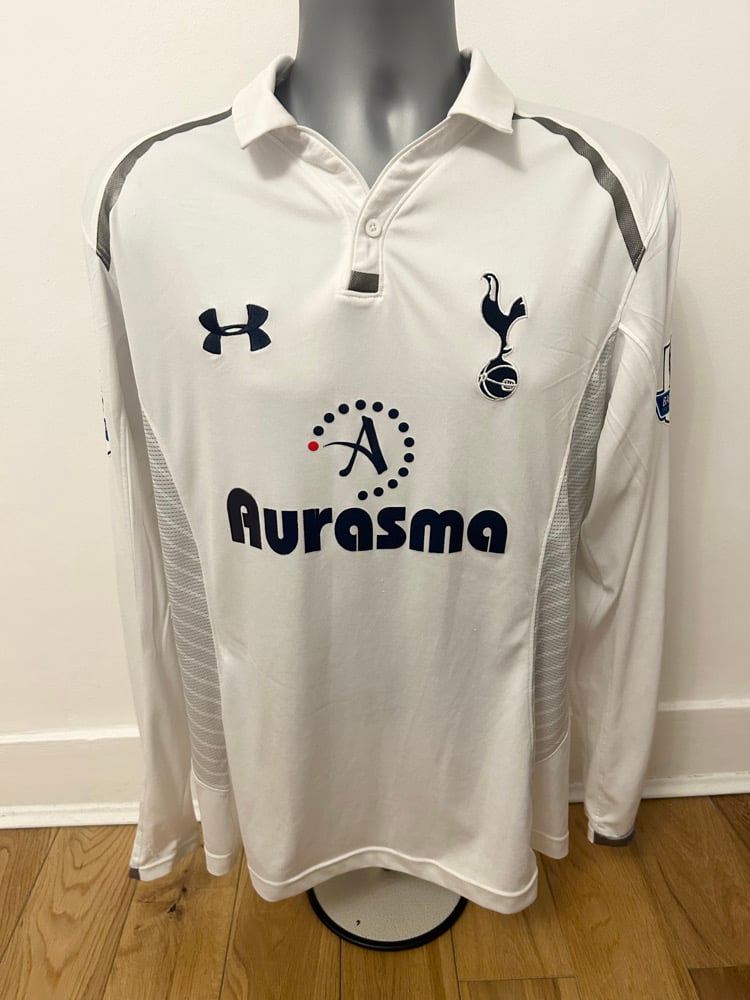 Image of Tottenham Hotspur "BALE 11" 2012/13 Home Long Sleeve shirt + PL patches (M)