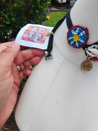Image 3 of Festie choker -beaded / coins
