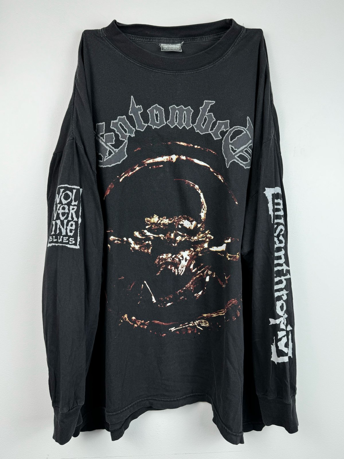 1993 Entombed Misanthropic 'Wolverine Blues' era long-sleeve