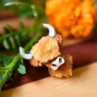 Image 1 of Harper the Highland Cow - pin 