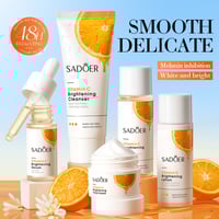 Image 3 of Vitamin C Brightening Travel Set - 5-Piece Hydrating Skincare Collection with Hyaluronic Acid