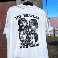 Image 1 of 1970s The Beatles Radio Shirt Size Large