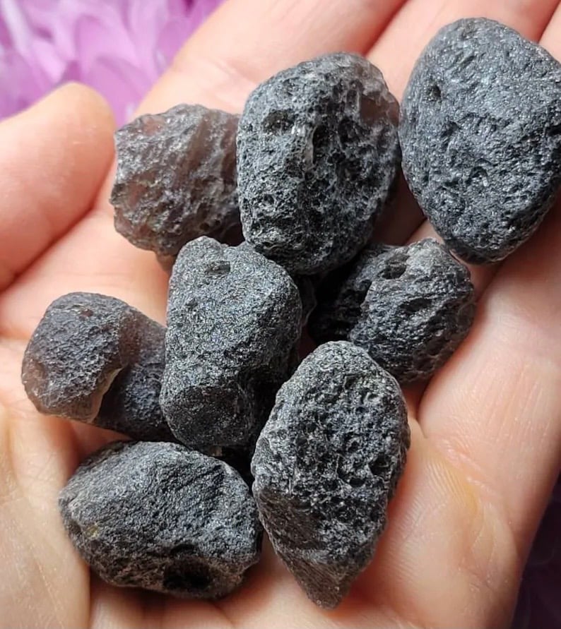 Image of Black Agni Manitite ( rare crystal)
