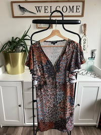 Image 1 of Printed zipper dress