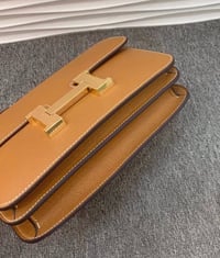 Image 4 of Herm Side Bag - Tan