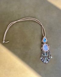 Image 2 of Double Moonstone Necklace