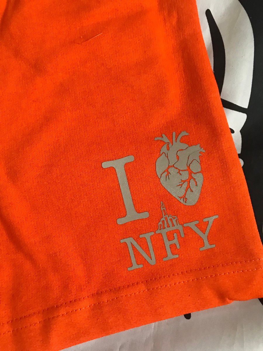 Image of I 🧡 NFY Sweat Shorts (Orange)