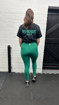 Image 3 of Orb pocket leggings - Jade Green